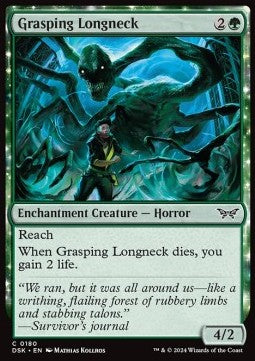 Grasping Longneck - Duskmourn: House of Horror (Common) [DSK-180] - JotaCards - Tu Tienda de TCG