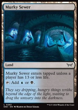 Murky Sewer - Duskmourn: House of Horror (Common) [DSK-263] - JotaCards - Tu Tienda de TCG