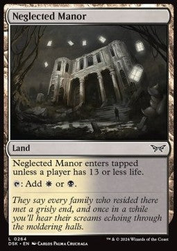 Neglected Manor - Duskmourn: House of Horror (Common) [DSK-264] - JotaCards - Tu Tienda de TCG