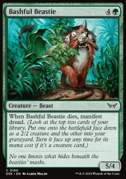 Bashful Beastie - Duskmourn: House of Horror (Common) [DSK-169] - JotaCards - Tu Tienda de TCG