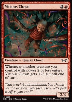 Vicious Clown - Duskmourn: House of Horror (Common) [DSK-163] - JotaCards - Tu Tienda de TCG