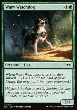 Wary Watchdog - Duskmourn: House of Horror (Common) [DSK-206] - JotaCards - Tu Tienda de TCG