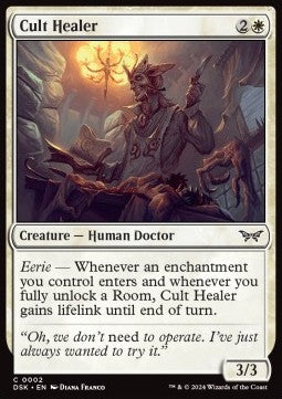 Cult Healer - Duskmourn: House of Horror (Common) [DSK-2] - JotaCards - Tu Tienda de TCG