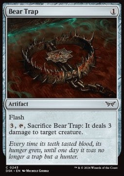 Bear Trap - Duskmourn: House of Horror (Common) [DSK-243] - JotaCards - Tu Tienda de TCG