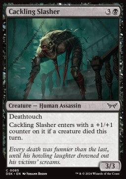 Cackling Slasher - Duskmourn: House of Horror (Common) [DSK-85] - JotaCards - Tu Tienda de TCG