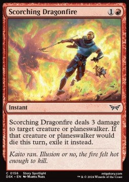 Scorching Dragonfire - Duskmourn: House of Horror (Common) [DSK-156] - JotaCards - Tu Tienda de TCG