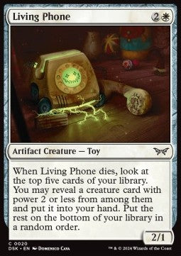 Living Phone - Duskmourn: House of Horror (Common) [DSK-20] - JotaCards - Tu Tienda de TCG
