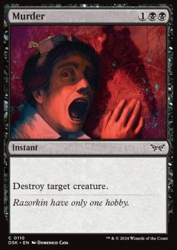 Murder - Duskmourn: House of Horror (Common) [DSK-110] - JotaCards - Tu Tienda de TCG