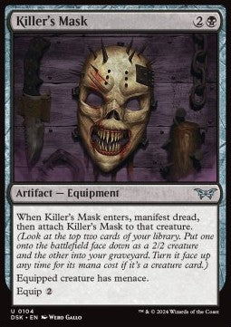 Killer's Mask - Duskmourn: House of Horror (Uncommon) [DSK-104] - JotaCards - Tu Tienda de TCG
