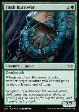 Flesh Burrower - Duskmourn: House of Horror (Common) [DSK-178] - JotaCards - Tu Tienda de TCG