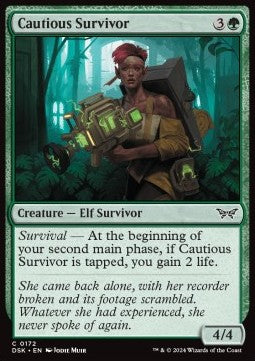 Cautious Survivor - Duskmourn: House of Horror (Common) [DSK-172] - JotaCards - Tu Tienda de TCG