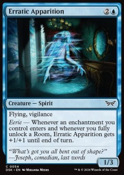 Erratic Apparition - Duskmourn: House of Horror (Common) [DSK-54] - JotaCards - Tu Tienda de TCG