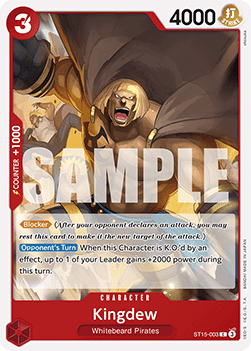 Kingdew (ST15-003) - Starter Deck: Edward.Newgate (Common) [ST-15-003] - JotaCards - Tu Tienda de TCG