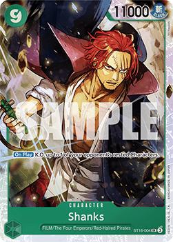 Shanks (ST16-004) - Starter Deck: Green Uta (Super Rare) [ST-16-004] - JotaCards - Tu Tienda de TCG