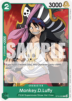 Monkey.D.Luffy (ST16-005) - Starter Deck: Green Uta (Common) [ST-16-005] - JotaCards - Tu Tienda de TCG