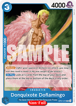 Donquixote Doflamingo (OP01-073) - Starter Deck: Donquixote Doflamingo (Rare) [ST-17-OP01-073] - JotaCards - Tu Tienda de TCG