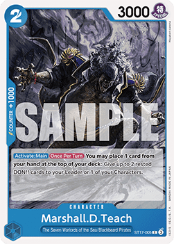 Marshall.D.Teach (ST17-005) - Starter Deck: Donquixote Doflamingo (Common) [ST-17-005] - JotaCards - Tu Tienda de TCG