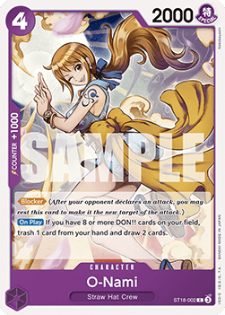 O-Nami (ST18-002) - Starter Deck: Purple Monkey.D.Luffy (Common) [ST-18-002] - JotaCards - Tu Tienda de TCG