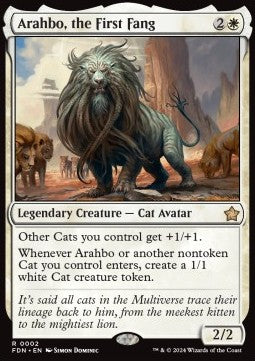 Arahbo, the First Fang - Magic: The Gathering Foundations (Rare) [FDN-2] - JotaCards - Tu Tienda de TCG
