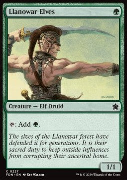 Llanowar Elves - Magic: The Gathering Foundations (Common) [FDN-227] - JotaCards - Tu Tienda de TCG