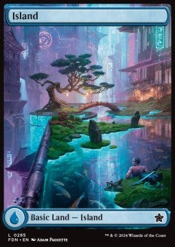 Island (V.2) - Magic: The Gathering Foundations: Extras (Land) [XFDN-285] - JotaCards - Tu Tienda de TCG