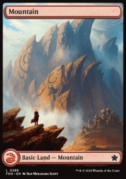 Mountain (V.1) - Magic: The Gathering Foundations: Extras (Land) [XFDN-288] - JotaCards - Tu Tienda de TCG