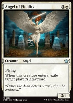 Angel of Finality - Magic: The Gathering Foundations (Uncommon) [FDN-136] - JotaCards - Tu Tienda de TCG