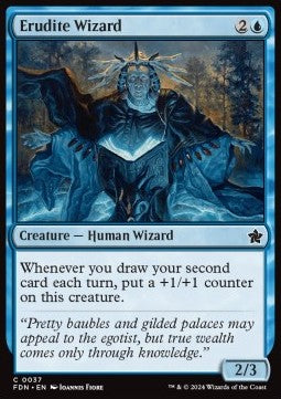 Erudite Wizard - Magic: The Gathering Foundations (Common) [FDN-37] - JotaCards - Tu Tienda de TCG