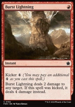 Burst Lightning - Magic: The Gathering Foundations (Common) [FDN-192] - JotaCards - Tu Tienda de TCG