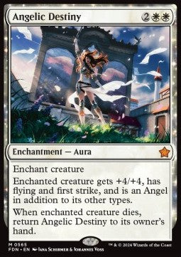 Angelic Destiny - Magic: The Gathering Foundations: Starter Collection (Mythic) [SFDN-565] - JotaCards - Tu Tienda de TCG