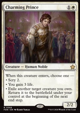 Charming Prince - Magic: The Gathering Foundations: Starter Collection (Rare) [SFDN-568] - JotaCards - Tu Tienda de TCG