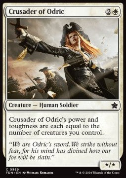 Crusader of Odric - Magic: The Gathering Foundations: Starter Collection (Common) [SFDN-569] - JotaCards - Tu Tienda de TCG