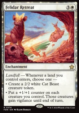 Felidar Retreat - Magic: The Gathering Foundations: Starter Collection (Rare) [SFDN-574] - JotaCards - Tu Tienda de TCG