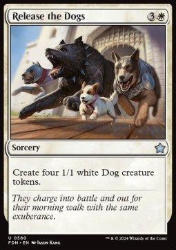 Release the Dogs - Magic: The Gathering Foundations: Starter Collection (Uncommon) [SFDN-580] - JotaCards - Tu Tienda de TCG