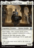 Syr Alin, the Lion's Claw - Magic: The Gathering Foundations: Starter Collection (Uncommon) [SFDN-582] - JotaCards - Tu Tienda de TCG