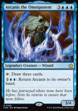 Arcanis the Omnipotent - Magic: The Gathering Foundations: Starter Collection (Rare) [SFDN-585] - JotaCards - Tu Tienda de TCG