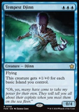 Tempest Djinn - Magic: The Gathering Foundations: Starter Collection (Rare) [SFDN-598] - JotaCards - Tu Tienda de TCG