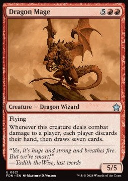 Dragon Mage - Magic: The Gathering Foundations: Starter Collection (Uncommon) [SFDN-621] - JotaCards - Tu Tienda de TCG
