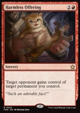 Harmless Offering - Magic: The Gathering Foundations: Starter Collection (Rare) [SFDN-625] - JotaCards - Tu Tienda de TCG