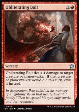 Obliterating Bolt - Magic: The Gathering Foundations: Starter Collection (Uncommon) [SFDN-629] - JotaCards - Tu Tienda de TCG