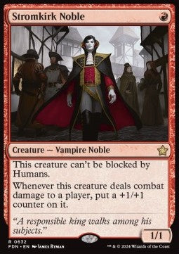 Stromkirk Noble - Magic: The Gathering Foundations: Starter Collection (Rare) [SFDN-632] - JotaCards - Tu Tienda de TCG