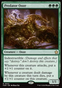 Predator Ooze - Magic: The Gathering Foundations: Starter Collection (Rare) [SFDN-642] - JotaCards - Tu Tienda de TCG