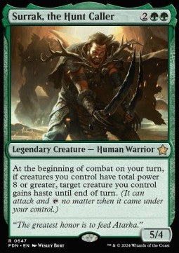 Surrak, the Hunt Caller - Magic: The Gathering Foundations: Starter Collection (Rare) [SFDN-647] - JotaCards - Tu Tienda de TCG