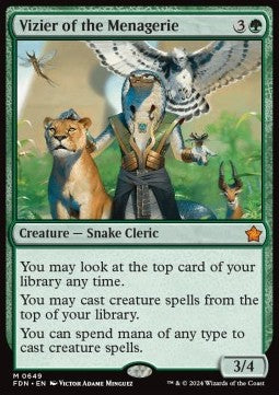 Vizier of the Menagerie - Magic: The Gathering Foundations: Starter Collection (Mythic) [SFDN-649] - JotaCards - Tu Tienda de TCG