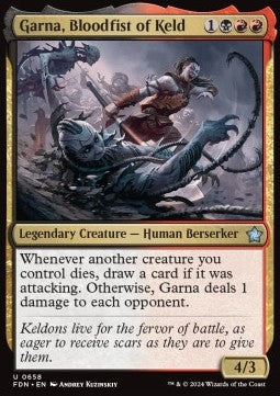 Garna, Bloodfist of Keld - Magic: The Gathering Foundations: Starter Collection (Uncommon) [SFDN-658] - JotaCards - Tu Tienda de TCG