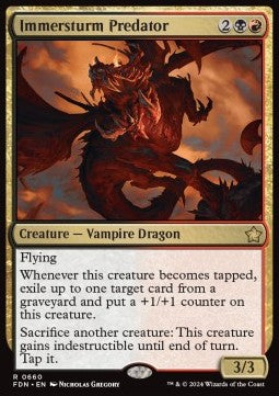 Immersturm Predator - Magic: The Gathering Foundations: Starter Collection (Rare) [SFDN-660] - JotaCards - Tu Tienda de TCG