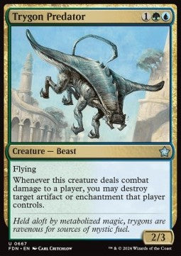 Trygon Predator - Magic: The Gathering Foundations: Starter Collection (Uncommon) [SFDN-667] - JotaCards - Tu Tienda de TCG