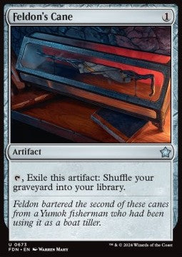 Feldon's Cane - Magic: The Gathering Foundations: Starter Collection (Uncommon) [SFDN-673] - JotaCards - Tu Tienda de TCG