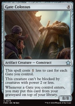 Gate Colossus - Magic: The Gathering Foundations: Starter Collection (Uncommon) [SFDN-675] - JotaCards - Tu Tienda de TCG