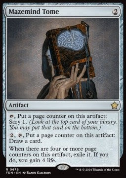 Mazemind Tome - Magic: The Gathering Foundations: Starter Collection (Rare) [SFDN-676] - JotaCards - Tu Tienda de TCG